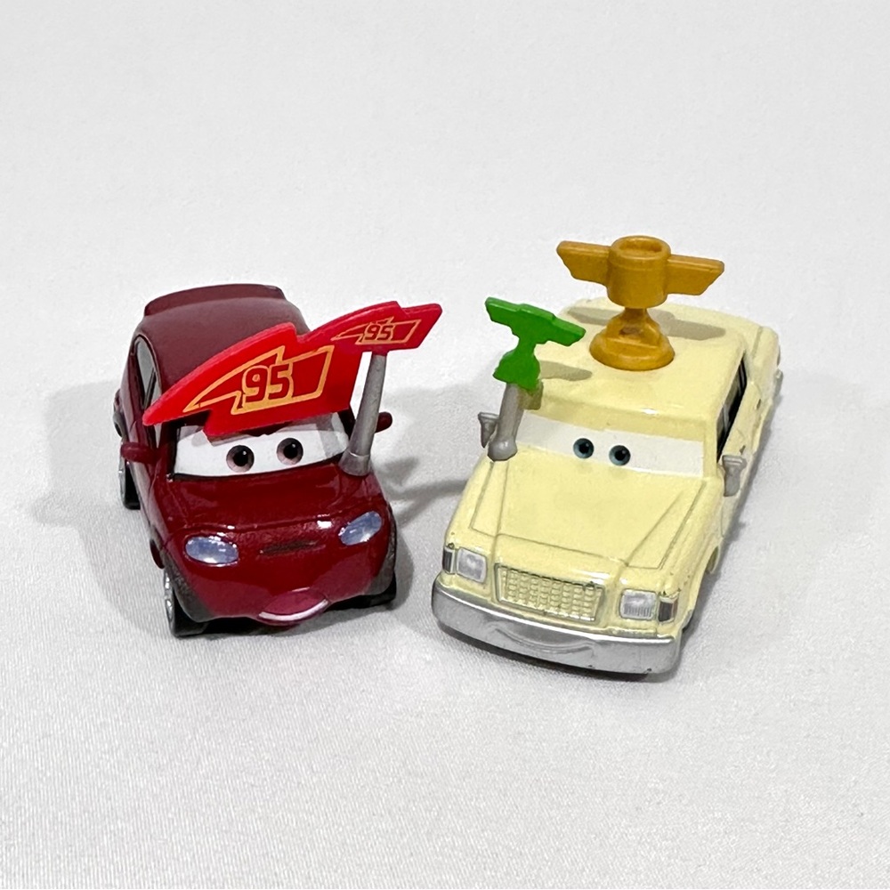Disney Pixar Cars Brad Winmiler & Timothy Two Stroke Race Fans Series Set